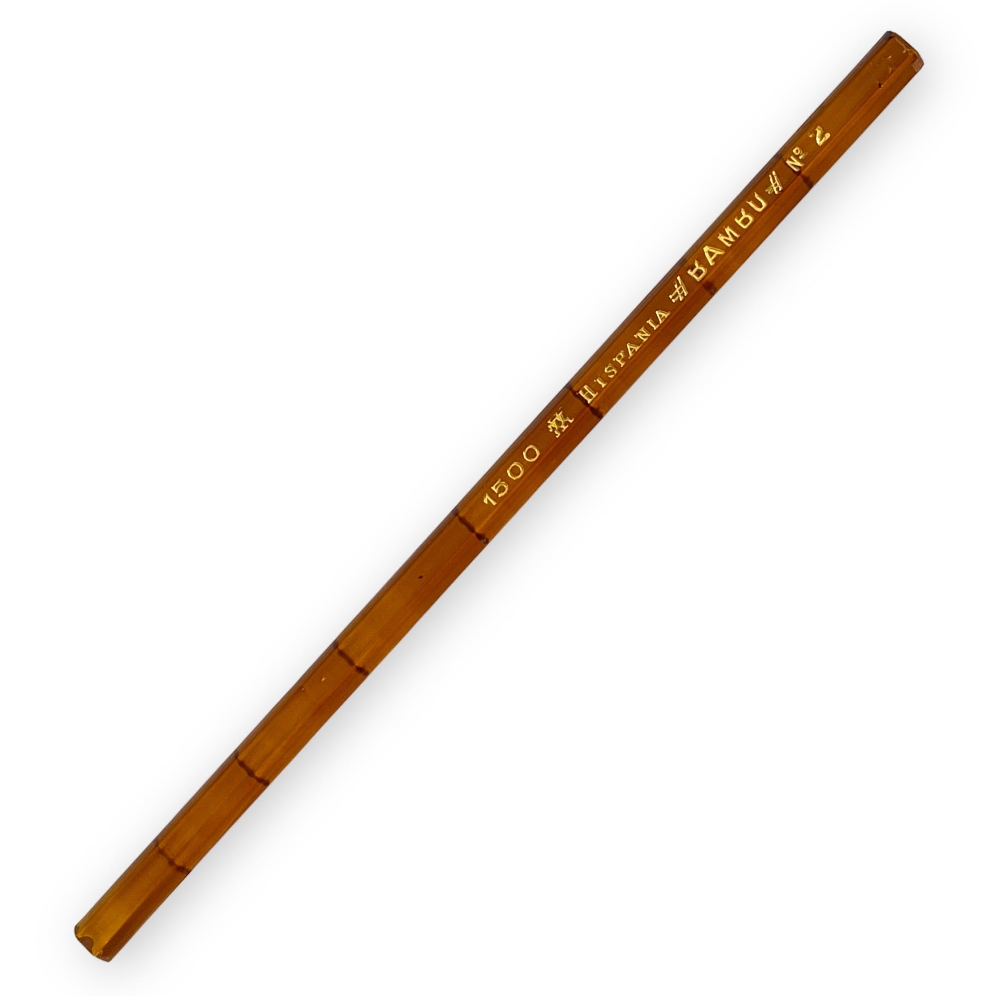 Bamboo Pencil 1500 No. 2. Vintage. Hispania.